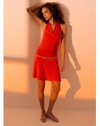 Twik - Draped Halter Neckline Minidress - Lyst