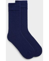 Le 31 - Solid Merino Wool Sock - Lyst
