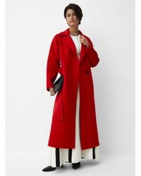Inwear - Yilla Belted Wool Overcoat - Lyst