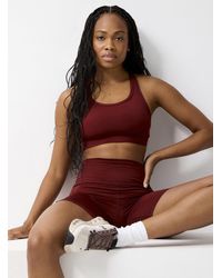 I.FIV5 - Mesh Racerback Sports Bra Medium To High Support - Lyst