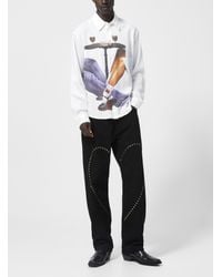Carne Bollente - Starry Heart Black Jean - Lyst