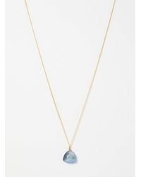 Simon's - Oval Stone Pendant Chain - Lyst