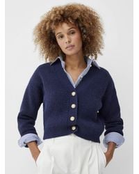 Contemporaine - Jewel Buttons Thick Knit Cardigan - Lyst