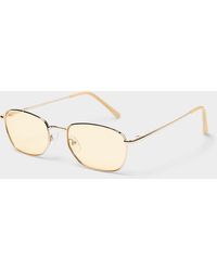Simon's - Daisy Rectangular Sunglasses - Lyst
