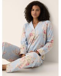 Ralph Lauren - Patterned Piped Pyjama Set - Lyst