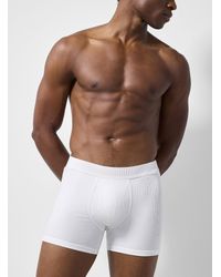 Le 31 - 5" Stretch Ribbed Boxer Brief Organic Cotton And Recycled Polyester - Lyst