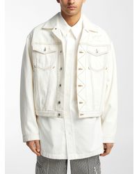 KENZO - Créations Embroidered Trucker Jacket - Lyst