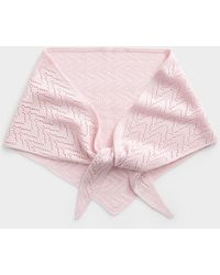 ONLY - Openwork Lightweight Triangular Scarf - Lyst