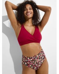 Simon's - Recycled Nylon Draped Padded Bralette At Contemporaine - Lyst