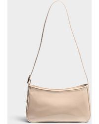 Simon's - Rectangular Faux Patent Leather Shoulder Bag - Lyst