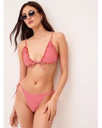 Simon's - Gingham String Cheeky Bottom - Lyst