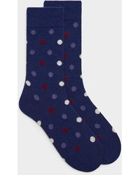 Le 31 - Colourful Dot Responsible Merino Wool Socks - Lyst