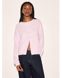 Icône - Satiny Buttons Soft Cardigan - Lyst