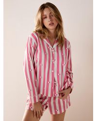Ralph Lauren - Stripes And Hearts Pyjama Set - Lyst