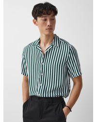 Only & Sons - Seaside Stripe Camp Shirt Comfort Fit - Lyst