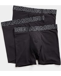 Under Armour - Boxerjock Black Performance Boxer Briefs 3 - Lyst