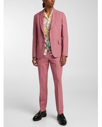 Paul Smith - Pure Wool Pink Pant - Lyst