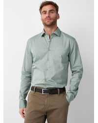 Le 31 - Jacquard Dots Shirt Modern Fit - Lyst