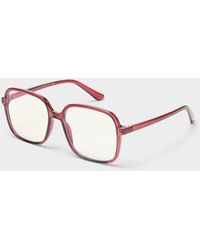 Simon's - Isabella Oversized Square Sunglasses - Lyst