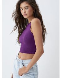 Twik - Finely Ribbed Racerback Cami Super Slim Fit - Lyst