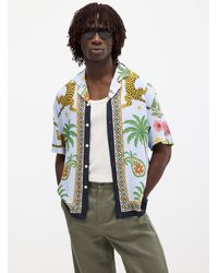 Le 31 - Jaguar Tapestry Camp Shirt Comfort Fit - Lyst