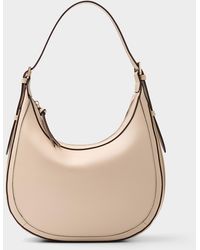Simon's - Solid Rounded Hobo Bag - Lyst