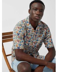 Le 31 - Floral Camp Shirt Made With Liberty Fabric - Lyst