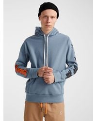 Raised By Wolves Howling Wolf Hoodie - Blue