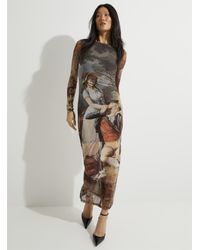 Icône - Printed Micromesh Long - Lyst