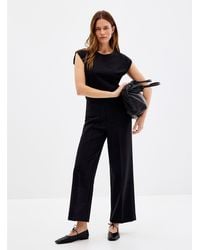 Contemporaine - Patch Pockets Pant Fit: Wide Leg, High Rise - Lyst
