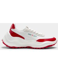 Casablancabrand - Red And White Atlantis Sneakers Men - Lyst