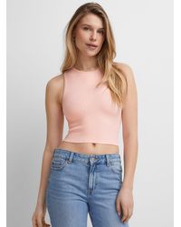 Icône - Thick Knit Cropped Cami - Lyst