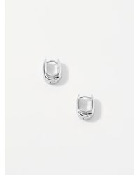 Simon's - Rectangular Hoops - Lyst