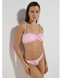 Simon's - Tassel And Ruffle Trim Bralette - Lyst