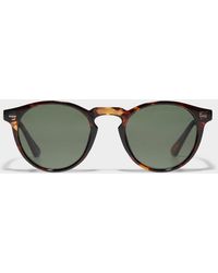 Simon's - Morgan Polarized Round Sunglasses - Lyst