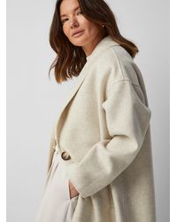 Contemporaine - Oversized Recycled Wool Overcoat - Lyst
