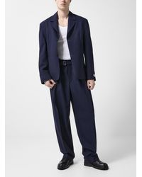 Jacquemus - Canevas Belted Virgin Wool Pant - Lyst