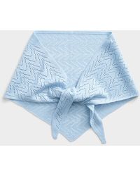 ONLY - Openwork Lightweight Triangular Scarf - Lyst