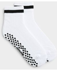 Simon's - No-slip Ankle Socks (women, White, One Size) - Lyst