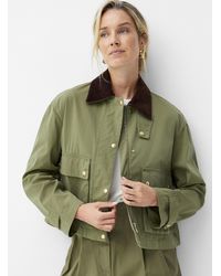 Marc O' Polo - Corduroy Shirt Collar Utilitarian Jacket - Lyst