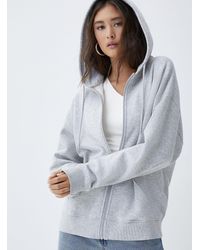Twik - Thin Jersey Loose Zippered Hoodie - Lyst