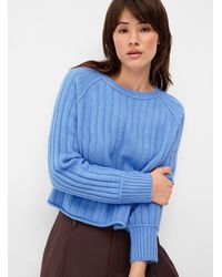 Twik - Rolled Trim Raglan Sweater - Lyst