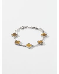 Steel and Barnett - Geo Clover Bracelet Available Exclusively At Simons - Lyst