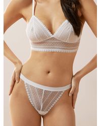 DKNY - Beautiful Lace Thong - Lyst