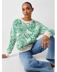 FRNCH Fresh Garden Sweater - Green