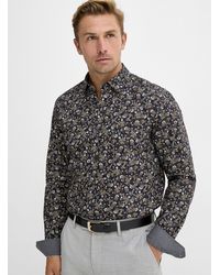 Le 31 - Stylized Flower Shirt Modern Fit - Lyst