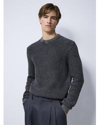Le 31 - Muted Ribbed Sweater - Lyst