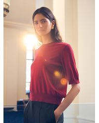 Edito par Simons - Piped Merino Wool Sweater - Lyst