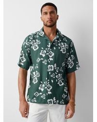 Le 31 - Exotic Flower Camp Shirt Comfort Fit - Lyst