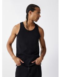 Le 31 - Vertical Pointelle Stripe Tank - Lyst